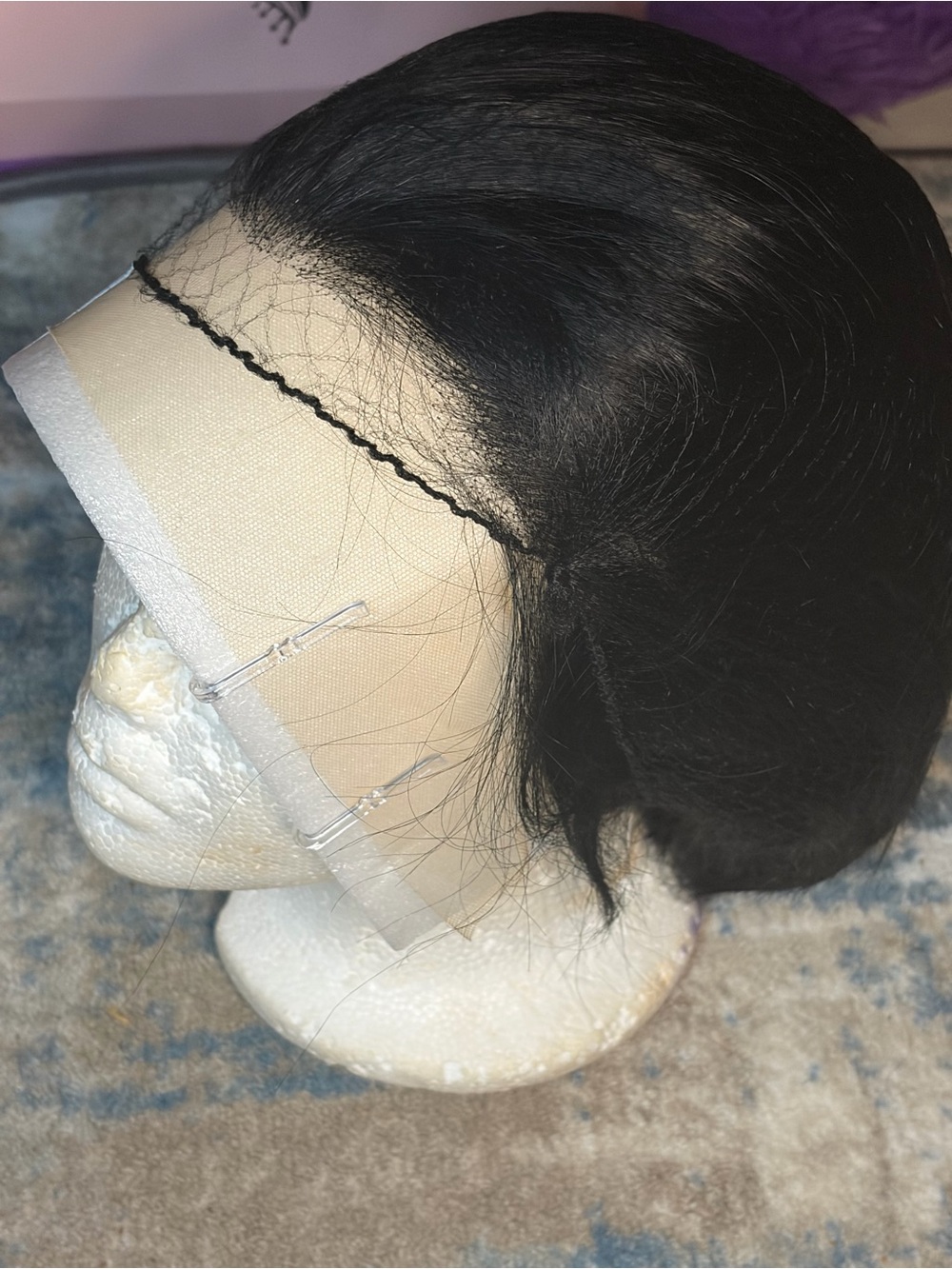 Black Lace Front Wig - Natural Hairline